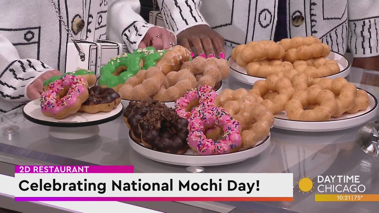 Celebrating National Mochi Day With 2d Restaurant! - YouTube