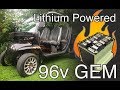 Polaris GEM lithium battery conversion from lead-acid