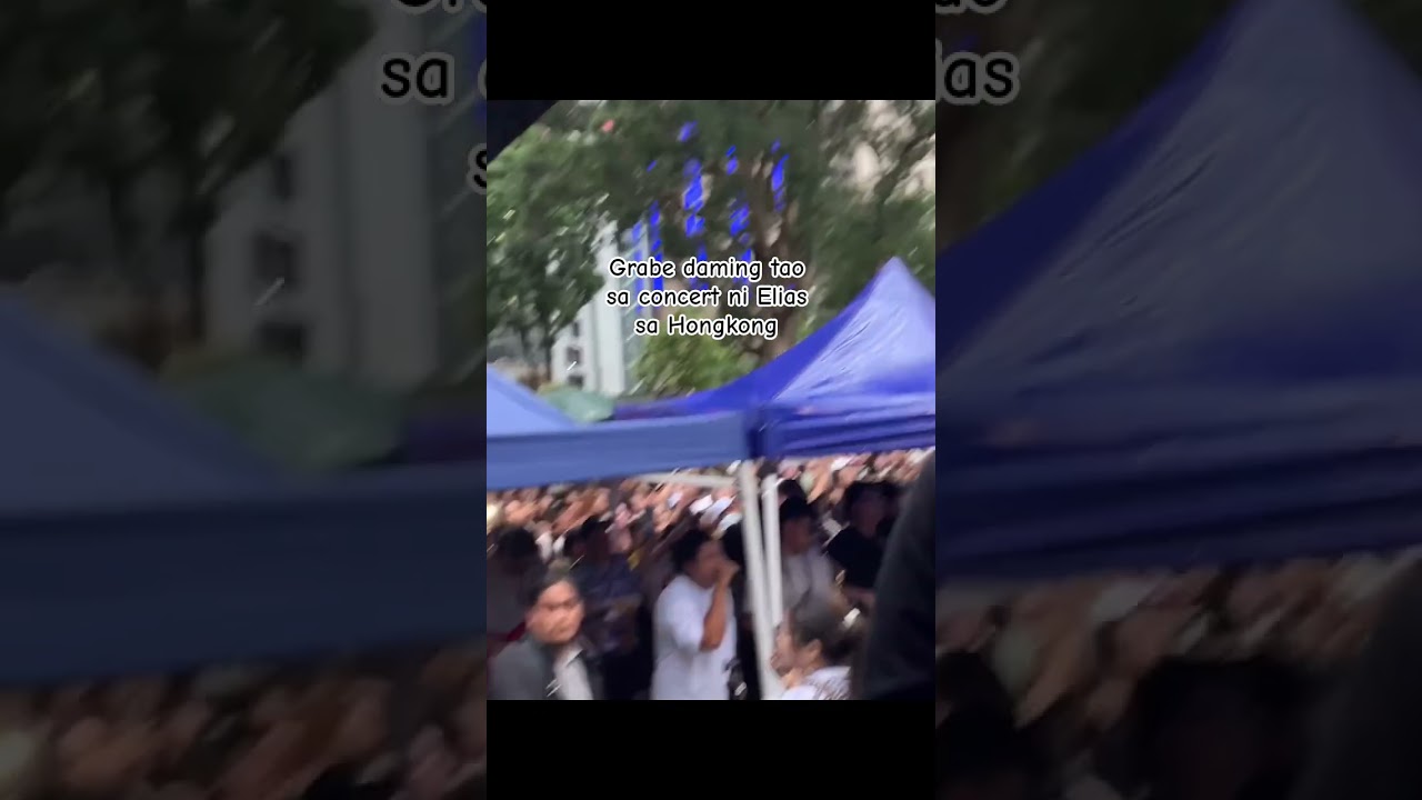 Grabe daming tao sa concert ni Elias sa Hongkong