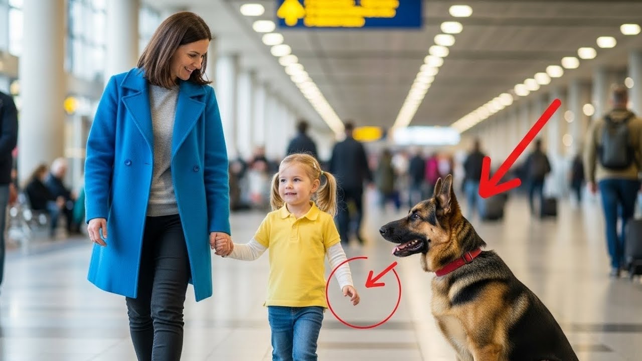 Маленькая девочка ТИХО подала сигнал полицейской собаке — и всё изменилось в одно мгновение