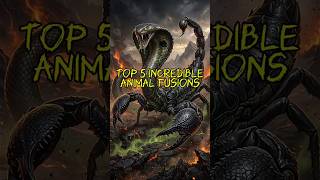 TOP 5 Incredible Animal Fusion     #amazing​ #shorts #animals #hybrid  #animalfusion #chimeraArt