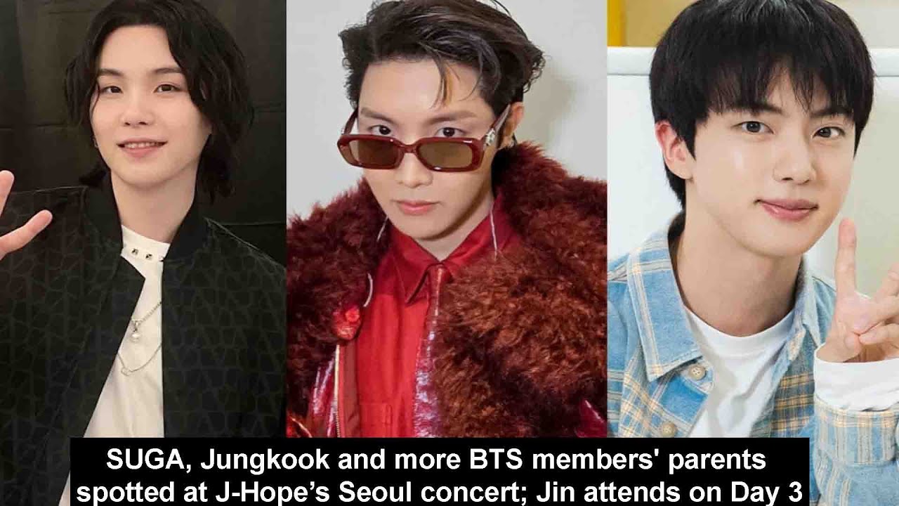 SUGA, Jungkook and more BTS members' parents spotted at J-Hope’s Seoul