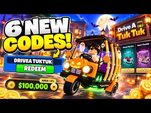 *NEW* ALL WORKING CODES For DRIVE A TUK TUK 2026! Roblox DRIVE A TUK TUK Codes 2026