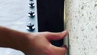 Flood Panel Protection Deployed