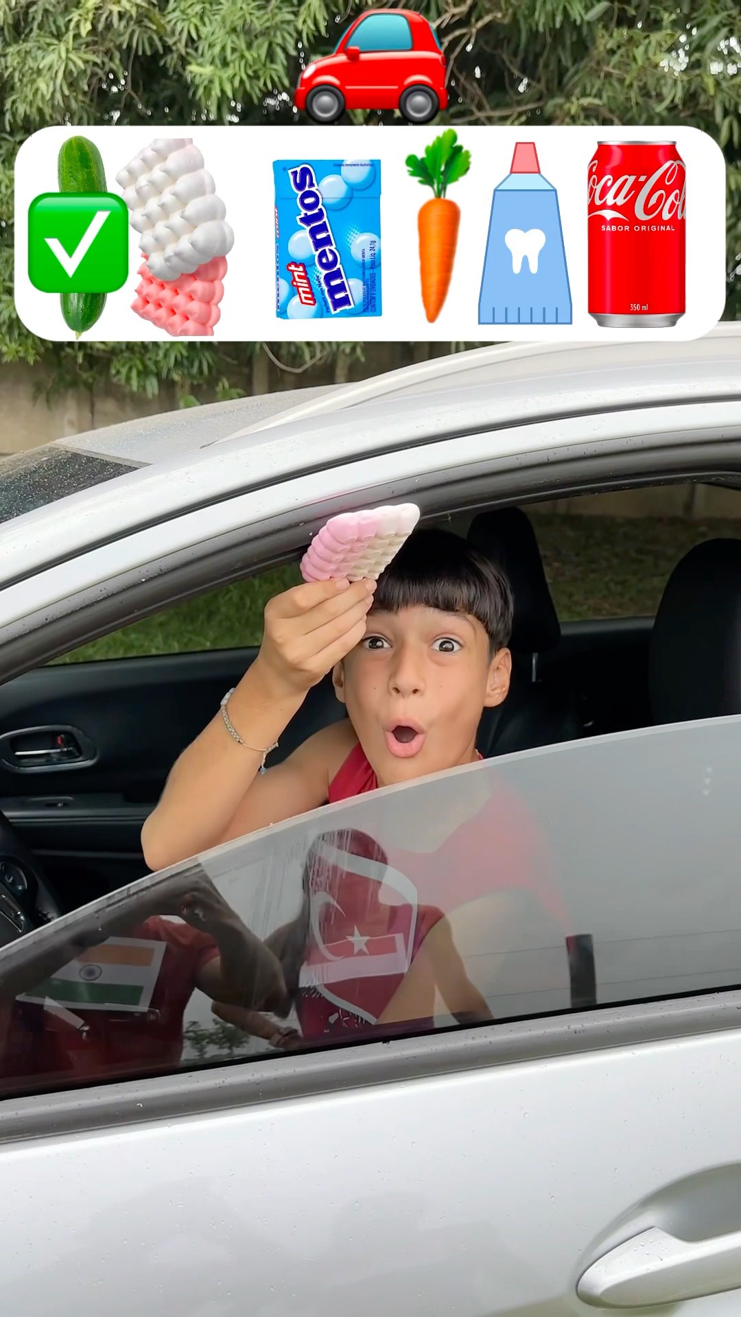 Será que o carro corta a lata?!? #shorts #challenge