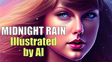 Taylor Swift - Midnight Rain - But every lyric is an AI generated image