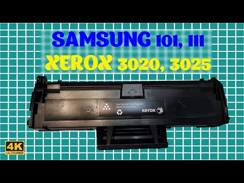 Заправка картриджа Samsung MLT-D101S, D111S, Xerox 3020, 3025 / Cartridge refill Samsung 101, 111