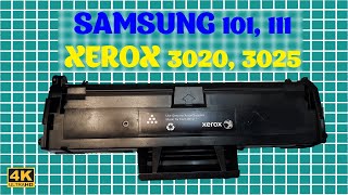 Заправка картриджа Samsung MLT-D101S, D111S, Xerox 3020, 3025 / Cartridge refill Samsung 101, 111