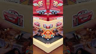 pushing Disney pixar cars Lightning mcqueen🚕 Doc Hudson miss Fritters 🚕 Tayo #shorts #toystory #cars