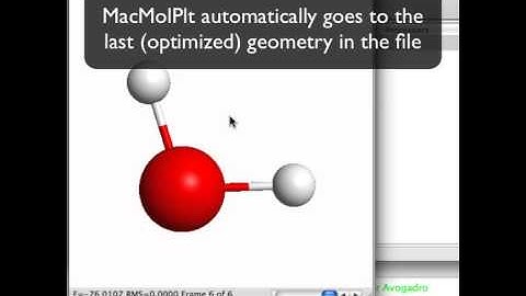 Electron density plots of water  Making Figure 3.1 from Molecular Modeling Basics