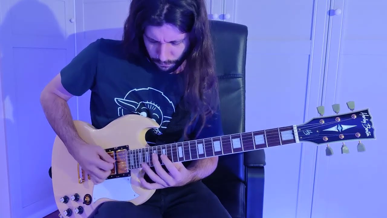 AC/DC - Guitar Solo Cover - You Shook Me All Night Long