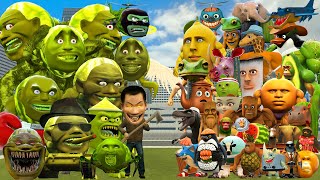 NEW ODINDIN LIN GANG, MON MON MON LEMON VS ALL ITALIAN BRAINROT MEMES FAMILY IN Garry's Mod!