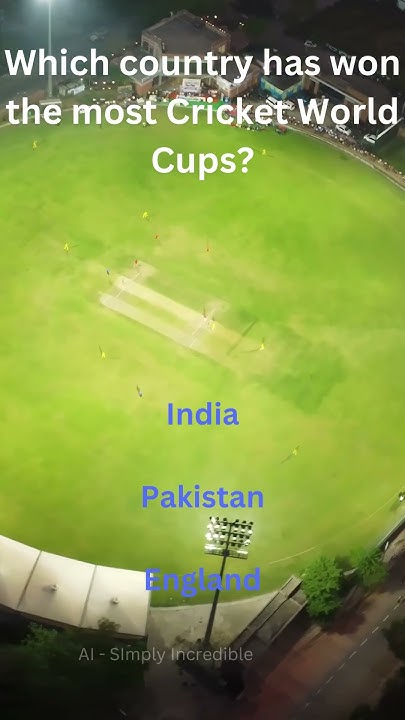 which-country-has-won-the-most-cricket-world-cups-cricket-video-youtube