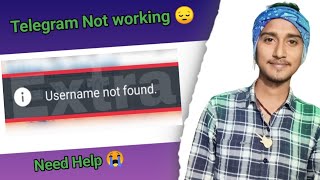 Telegram Username Not Found Problem Fix Telegram App Username Not Found Telegram Today Problem