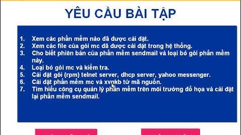 Bài 6: Quản lý phần mềm trong LINUX