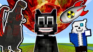 КАК УБИТЬ МУЛЬТЯШНОГО КОТА В МАЙНКРАФТ ? cartoon cat minecraft