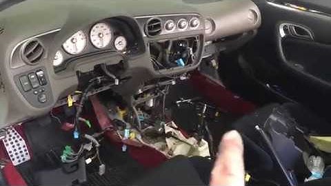 DC5 RSX Black Dash Swap