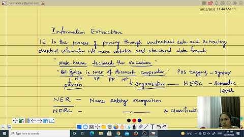 Name Entity Recognition and Classification