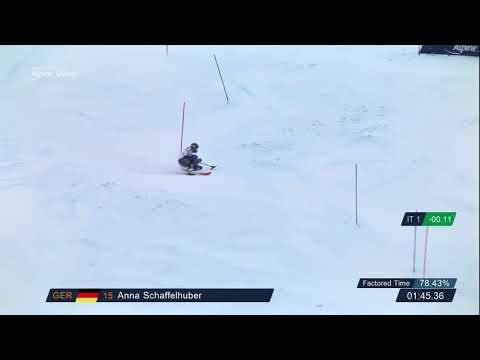 Anna Schaffelhuber | Super Combined Slalom | 2019 WPAS Championships