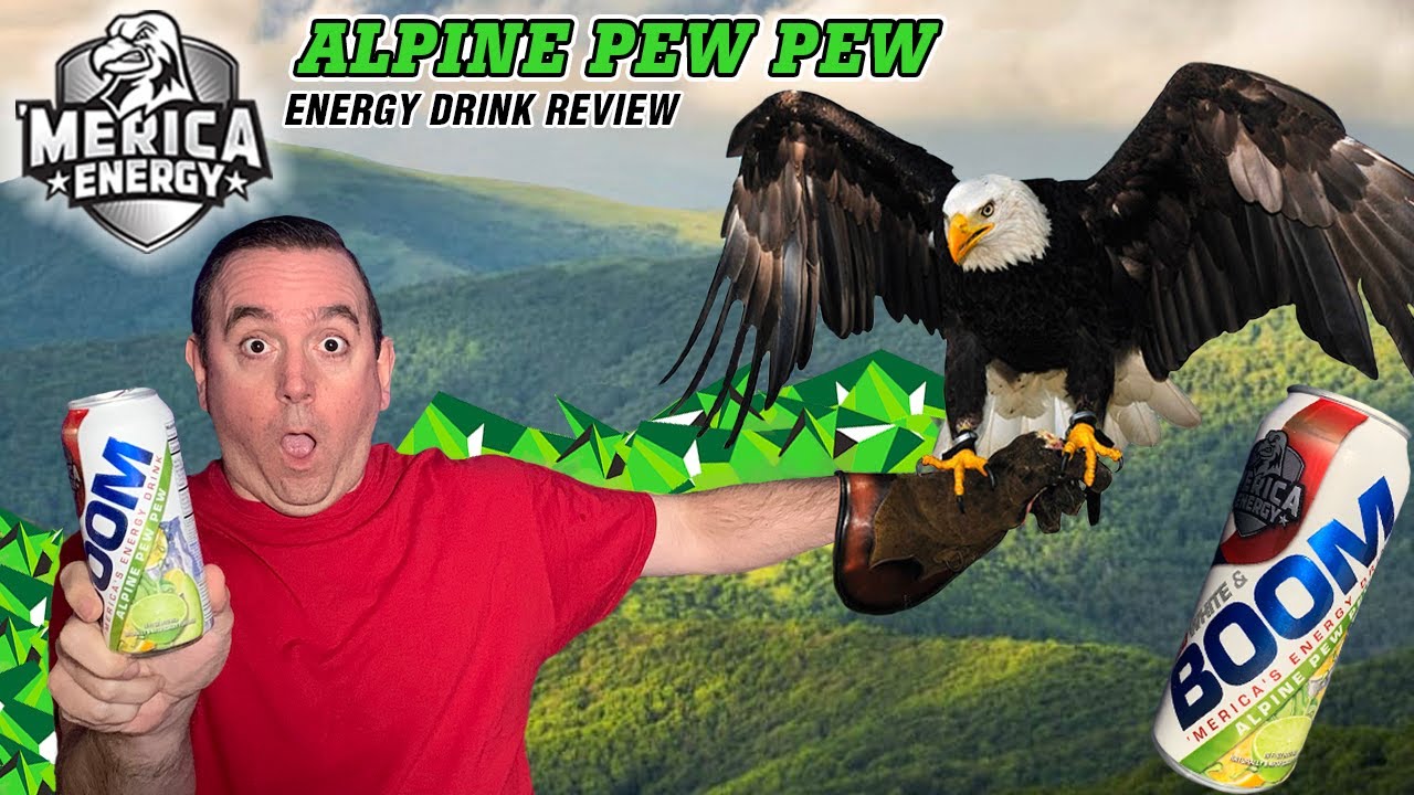 Merica Alpine Pew Pew Energy Drink Product Review