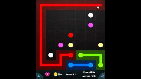 flow game facebook - beginners pack level 81 Connect the dots