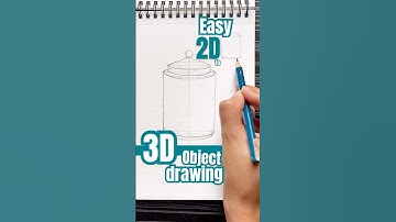 #objectdrawing #3d #2d3d #cylinder