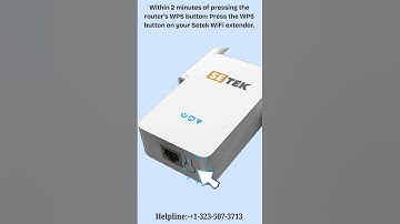 Setek Wifi Extender installation using the WPS push button |  Setek extender setup
