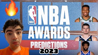 MY 2023 NBA AWARDS PREDICTIONS!!!