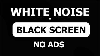 White Noise Black Screen No Ads | Pure Sleep Sound 24 Hours | Ideal for Deep Sleep & Full Focus