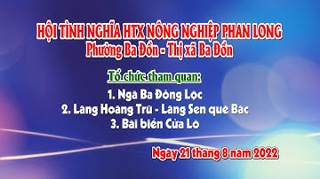 Hội tình nghĩa HTX nông nghiệp Phan Long - phường Ba Đồn tổ chức tham quan du lịch