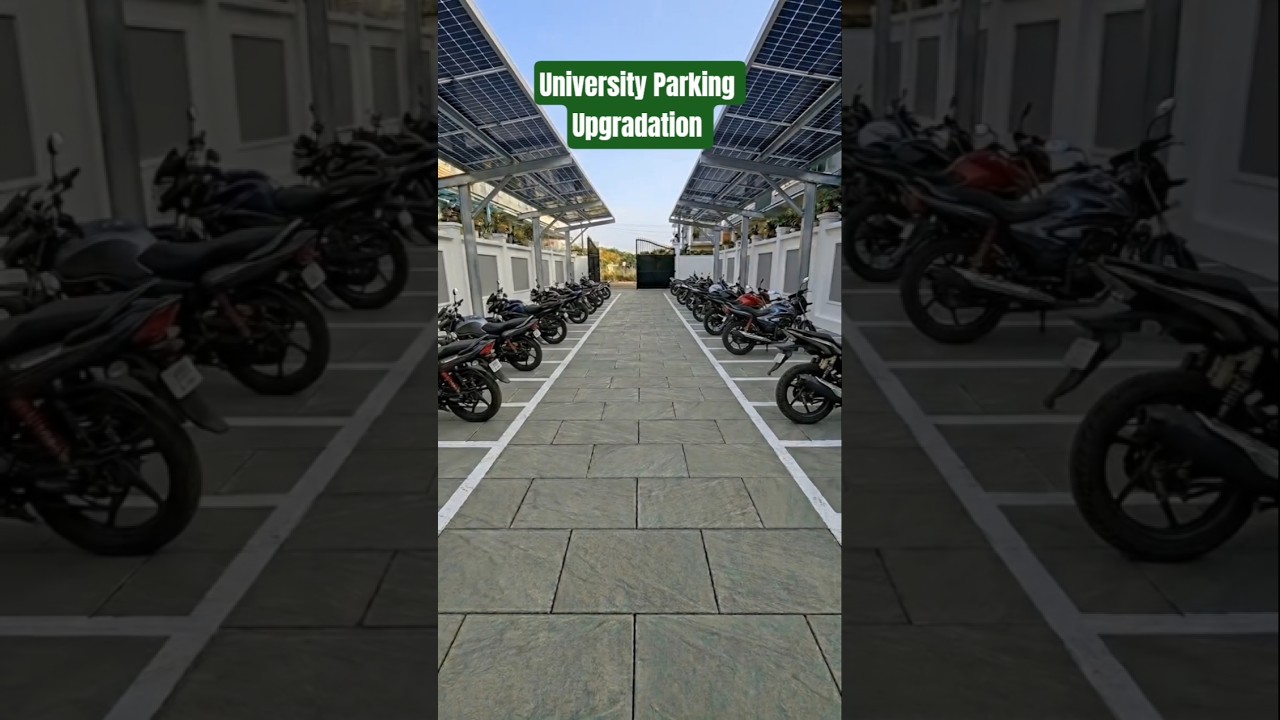 university parking upgradtion #Parking#parkingsolutions