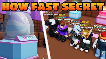 How Fast Can 5 Players Hatch Secret From Candy Egg? - Mining Simulator 2