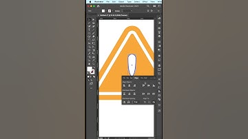 Caution Warning Sign How to Create #Illustrator #shorts  #icon #tutorial #art