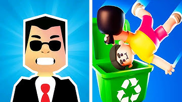 Mr. Pain Vs Lazy Jump - Satisfying Mobile games Walkthrough