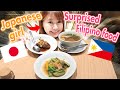 Japanese Girl Surprised By Traditional Filipino Food and sweets  !