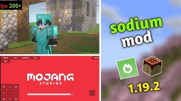 Sodium mod for 1.19.2 1.18.2 Pojav launcher fps boost