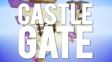 Minecraft: Simple Piston Castle Gate [Portcullis]