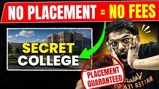 😱Secret Engineering College with Placement Guaranteed! B.Tech CSE (AI) | JEE 2026 | Harsh Sir