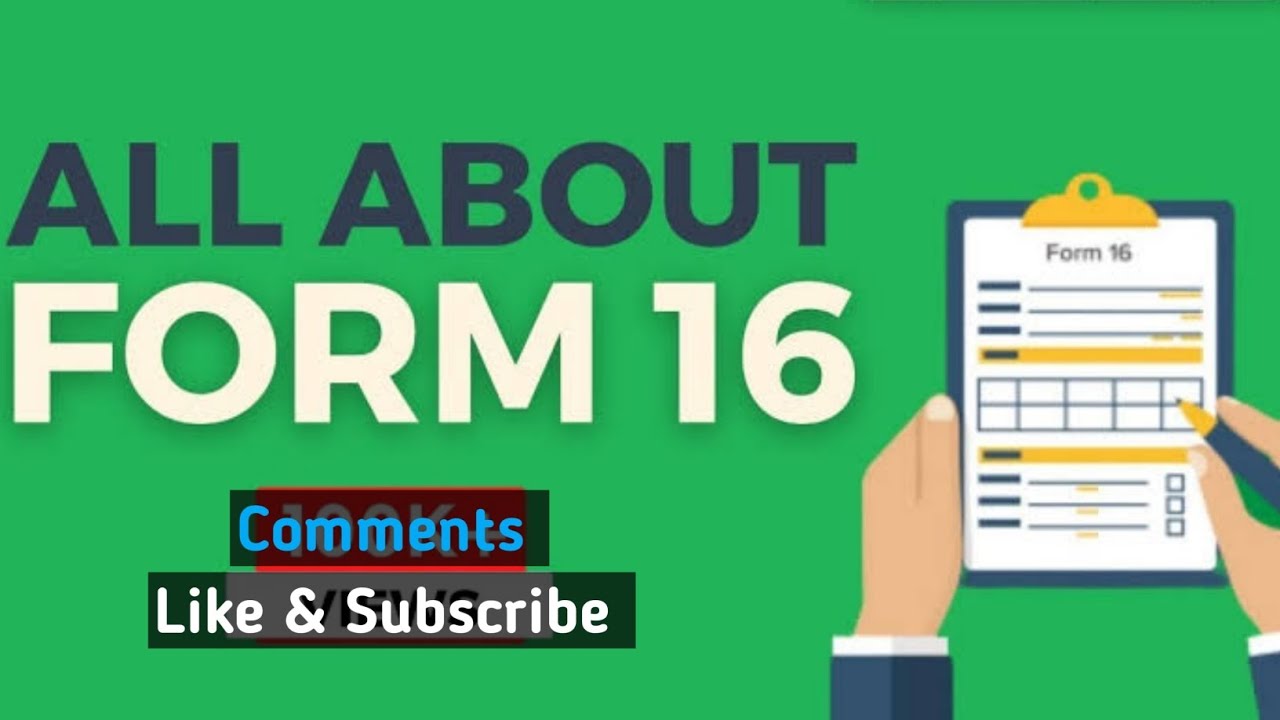 Understanding Form No 16 ITR Income Tax YouTube Understanding form no 16 itr income tax youtube