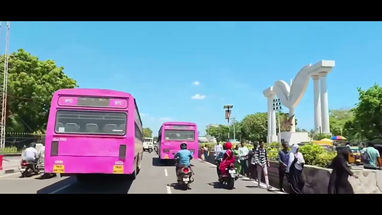 Chennai Marina Beach Road