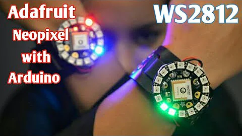 Neopixel ws2812 LED Strip or LED Ring 12bit with Arduino Tutorial