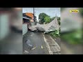 Voici les images dune  tornade  qui a frapp le village de tyack dans le sud de maurice