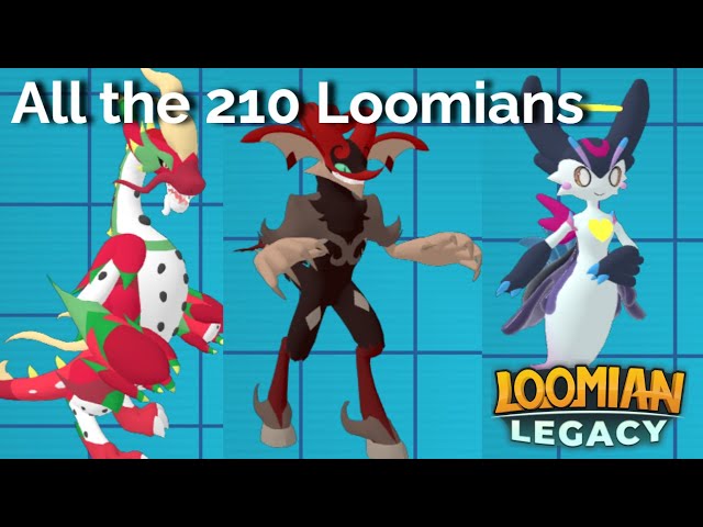 ALL STARTER EVOLUTIONS SO FAR IN LOOMIAN LEGACY, Roblox