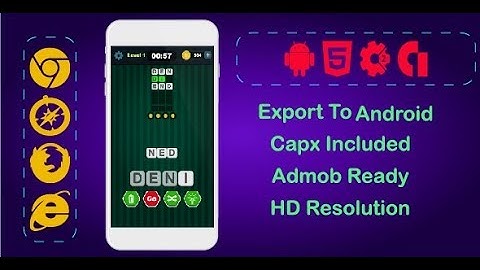 Anagram Word Game Template Made With Construct 2