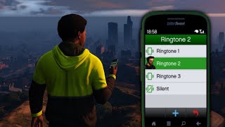 Franklin's ringtone is actually a GTA 3 easter egg Resimi