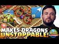 Pros use giant arrow and overgrowth to make dragons unstoppable clash of clans