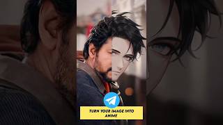 Turn your photos into anime | secret telegram bot #tech #anime #editing screenshot 2