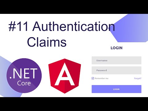 Video 11 Adding Claims to users in .Net Core application using Identity .