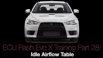 Evo X Ecu Flash Training Course Part 28: Idle Airflow Table | Evans Performance Academy