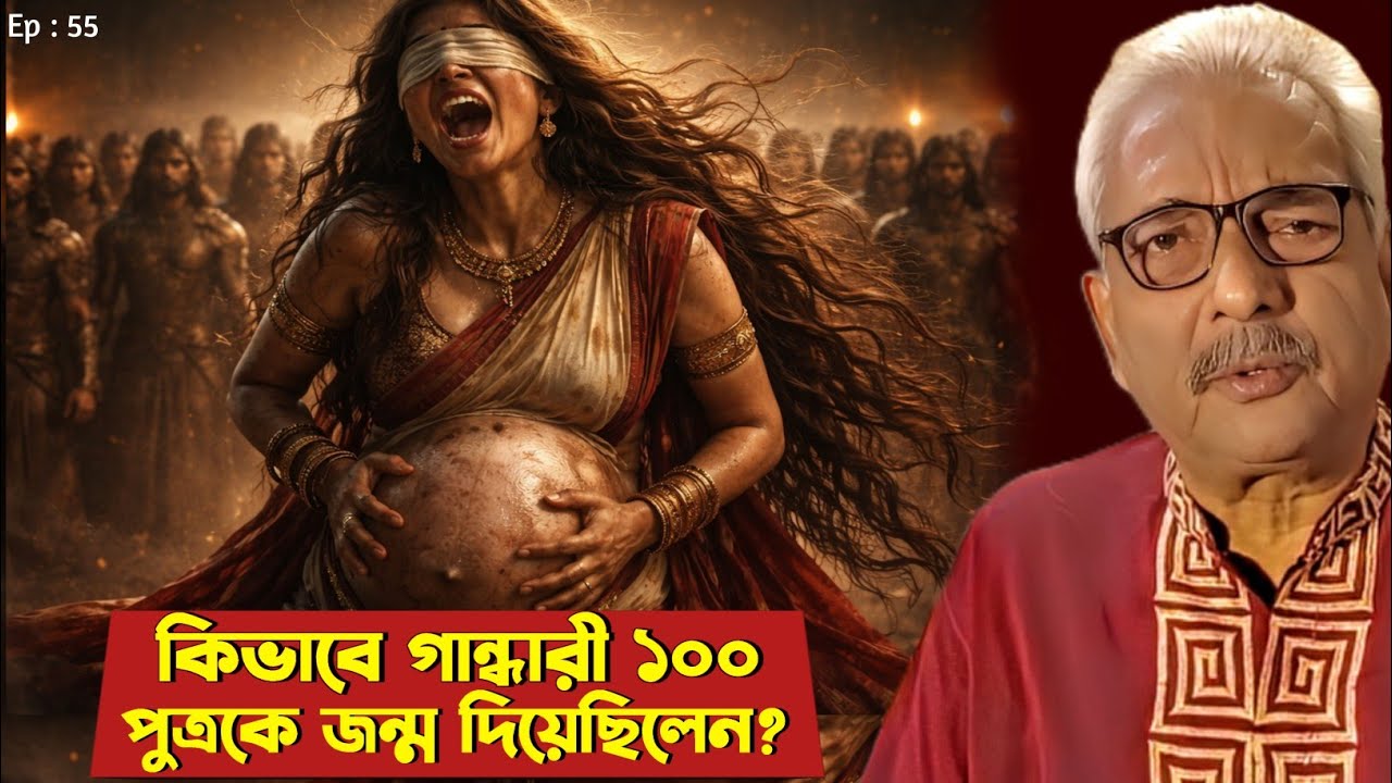 গান্ধারীর ১০০ সন্তানের জন্ম রহস্য | মহাভারতের সবচেয়ে রহস্যময় জন্ম কাহিনী | Gandhari, Mahabharata